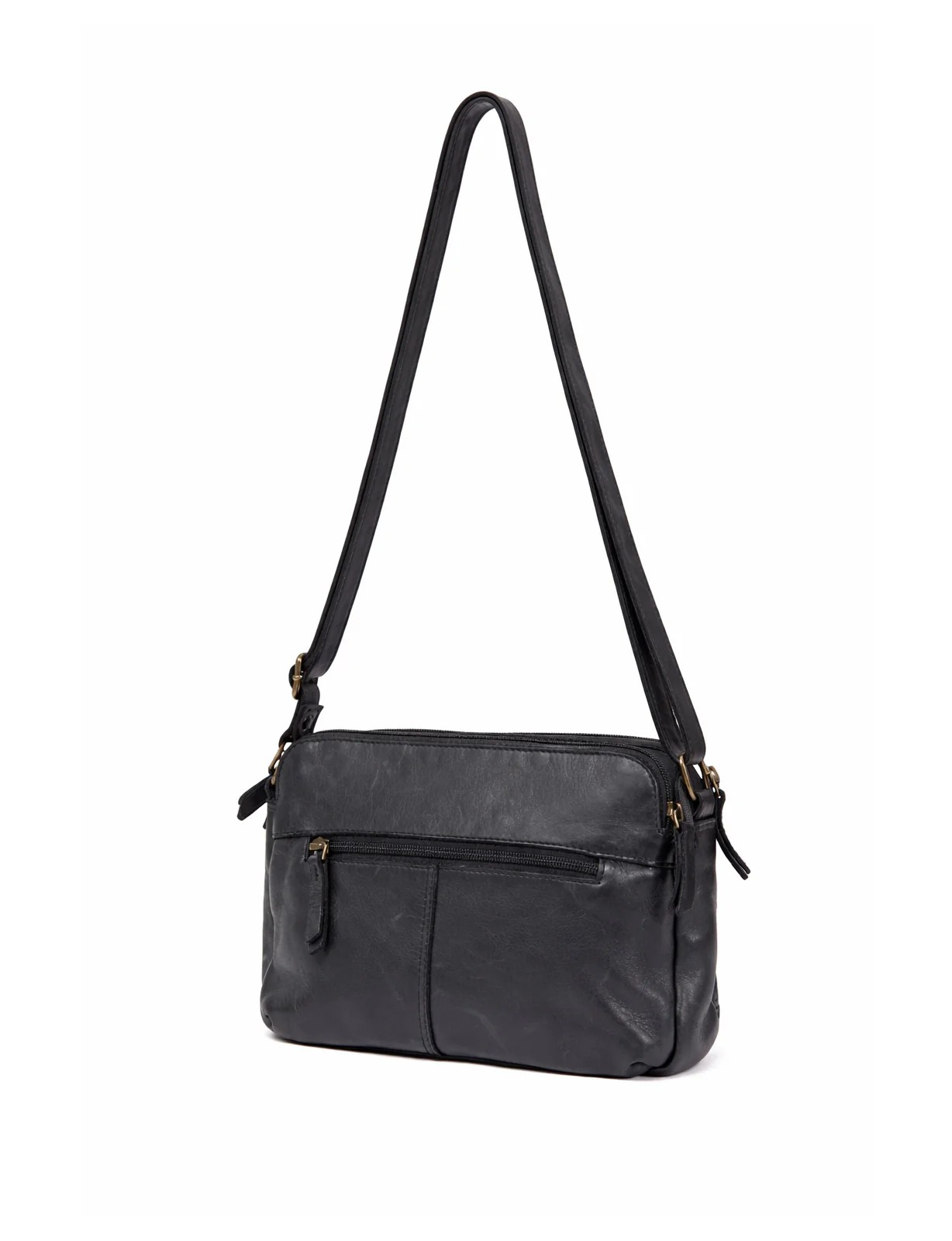 Saddle & Sash Handbag A0019 Black
