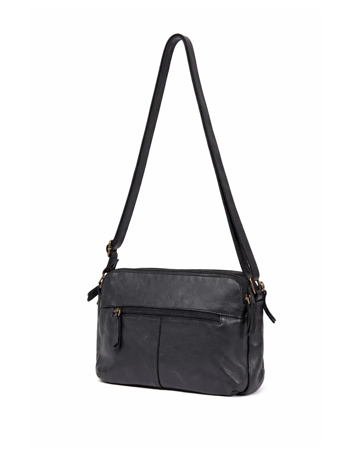 Saddle & Sash Handbag A0019 Black
