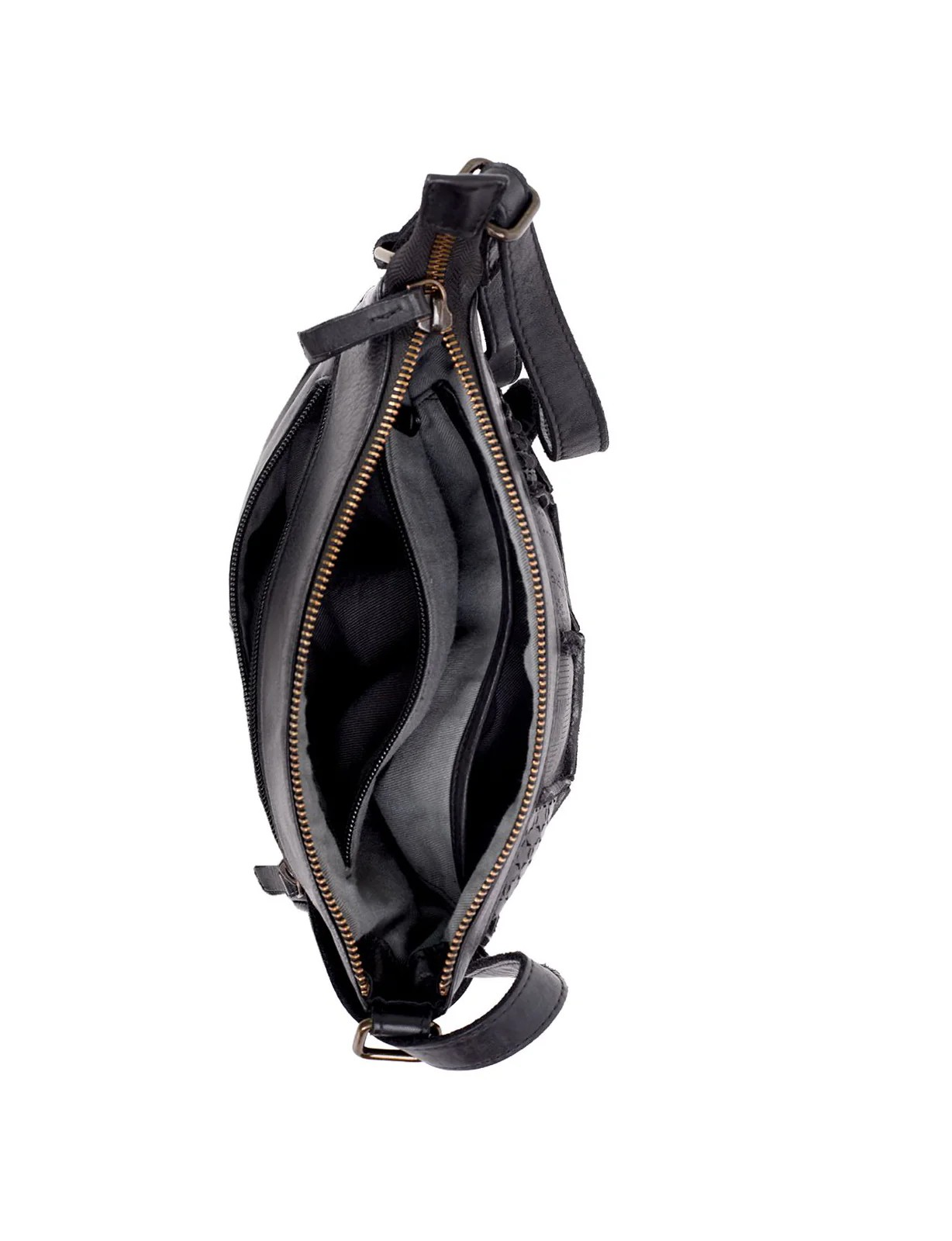 Saddle & Sash Handbag A0012 Black