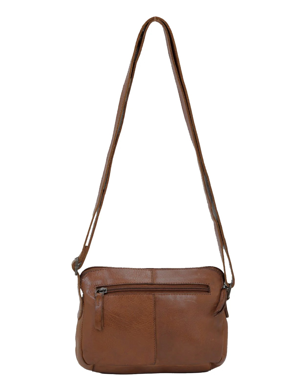 Saddle & Sash Handbag A0005 Cognac