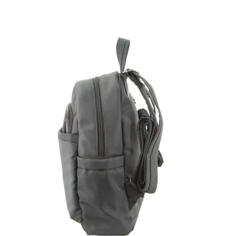 Pierre Cardin Slash-Proof Anti-Theft Backpack - Grey