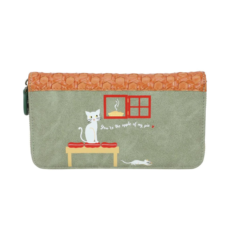 Vendula Pie Shop Large Ziparound Wallet