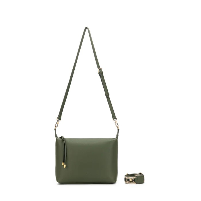 Black Caviar Handbag Dana Dark Olive
