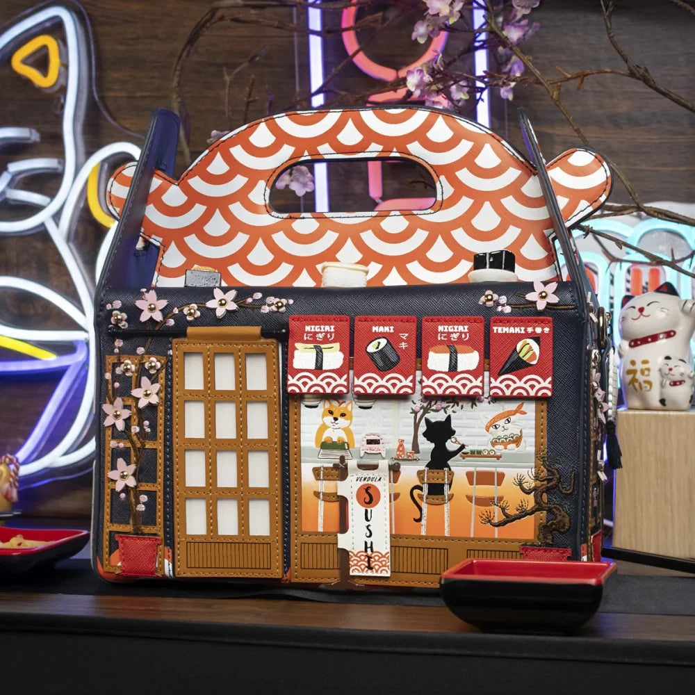 Vendula Sushi Blue Takeaway Box Bag