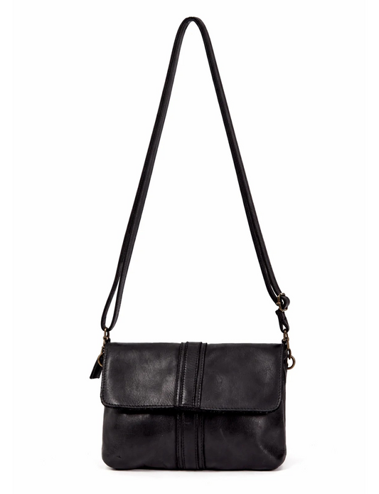 Saddle & Sash Handbag A0015 Black