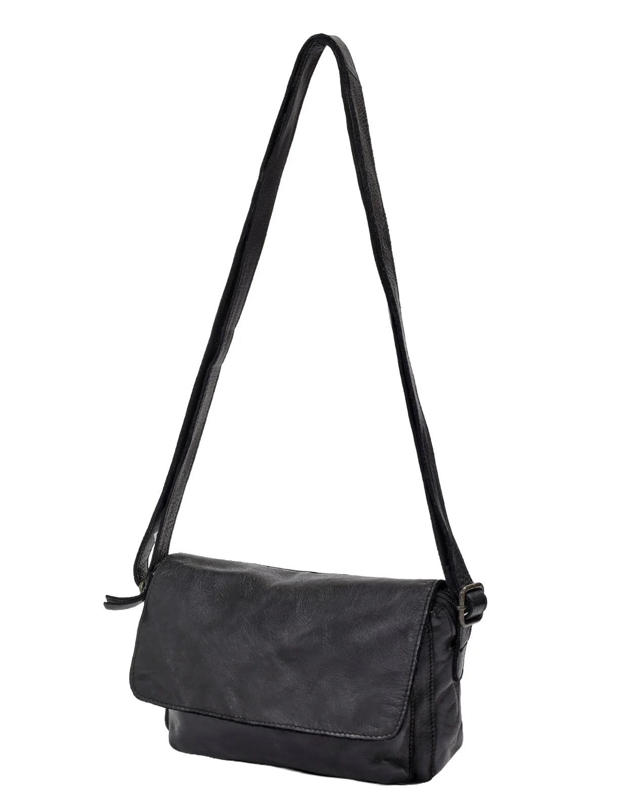 Saddle & Sash Handbag A0004 Black