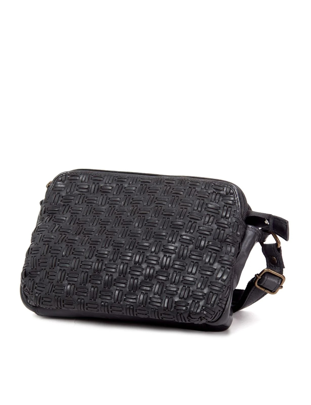 Saddle & Sash Handbag A0019 Black