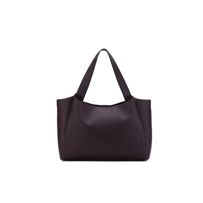 Black Caviar Handbag Sylvie Aubergine