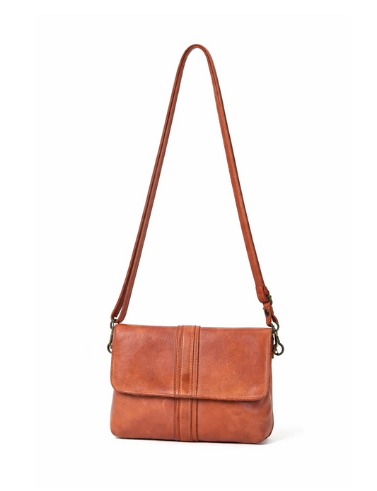 Saddle & Sash Handbag A0015 Tan