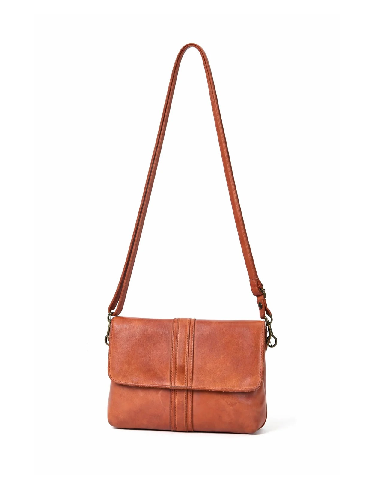Saddle & Sash Handbag A0015 Tan