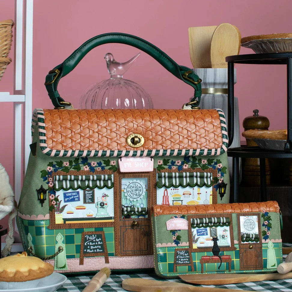 Vendula Pie Shop Large Ziparound Wallet