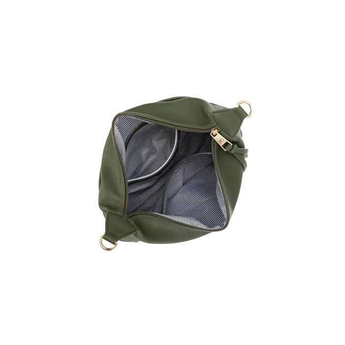 Black Caviar Handbag Dana Dark Olive