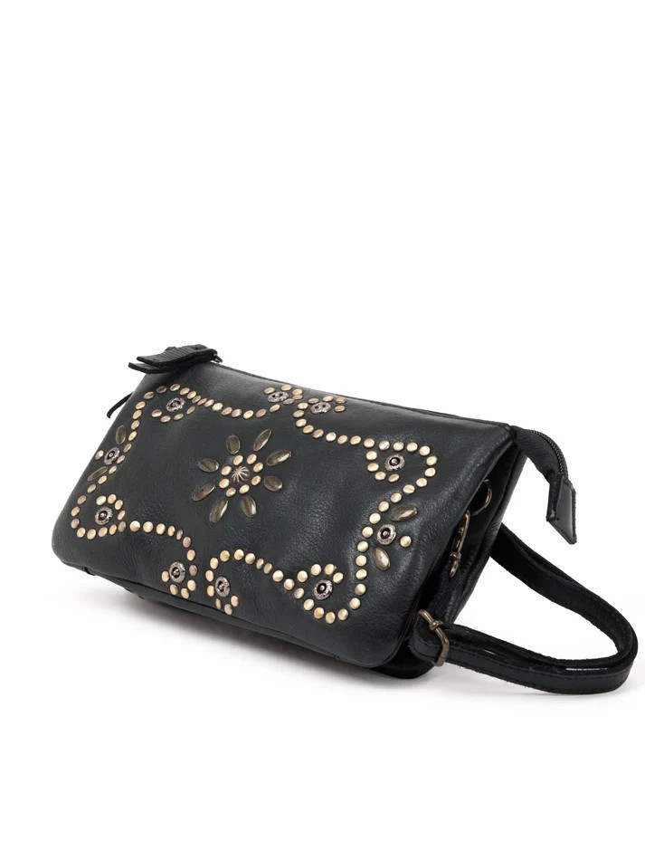 Saddle & Sash Handbag A0034 Black