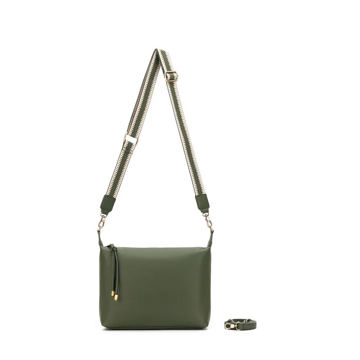 Black Caviar Handbag Dana Dark Olive