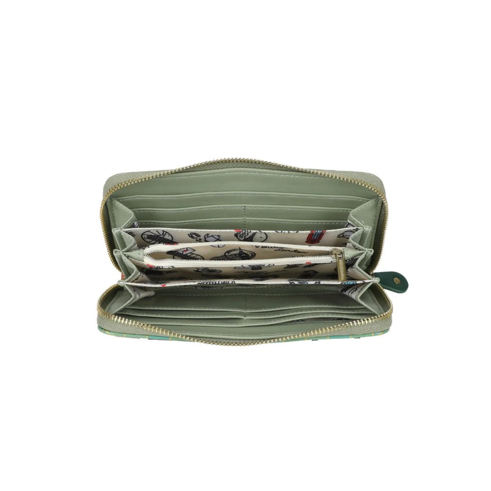 Vendula Pie Shop Large Ziparound Wallet