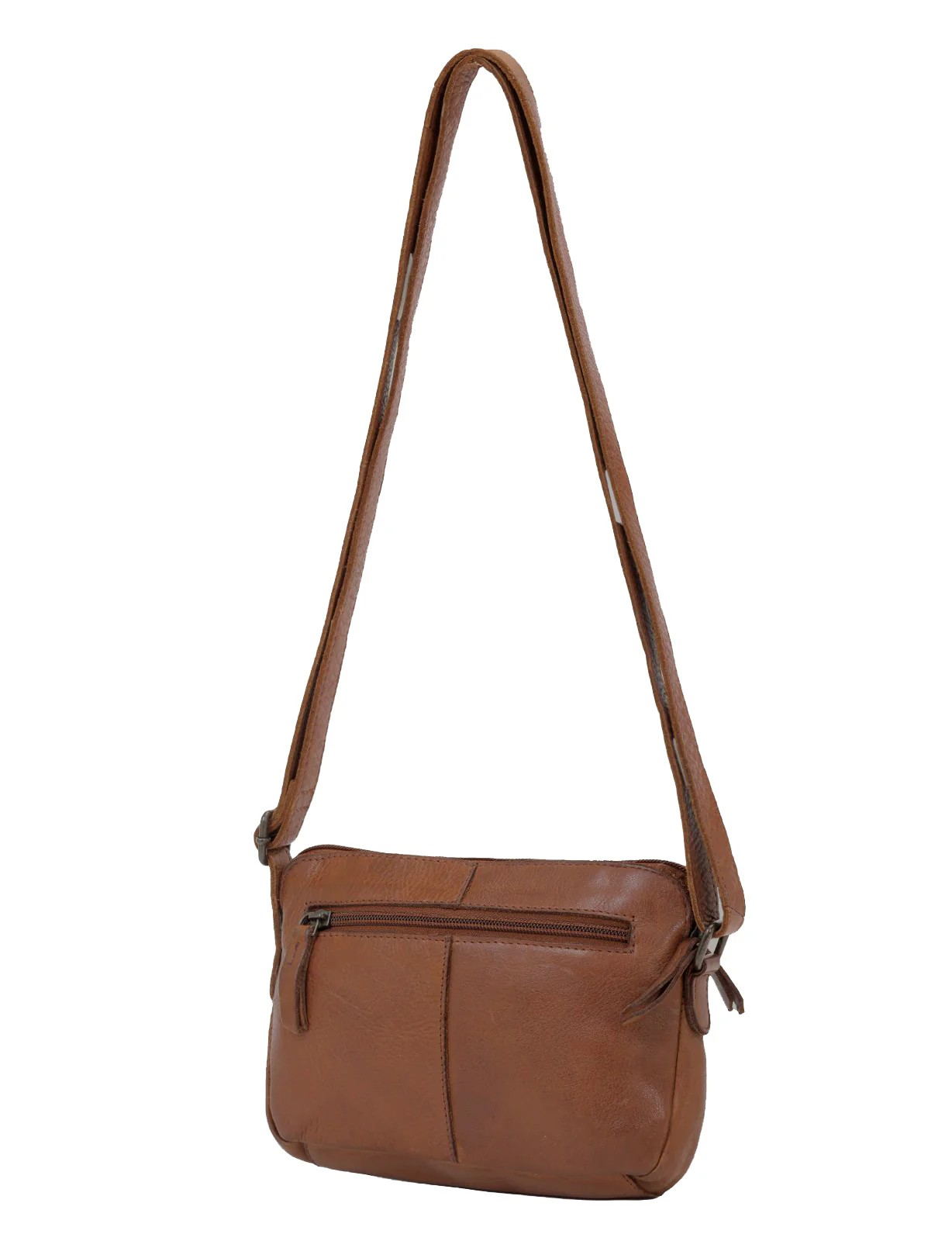 Saddle & Sash Handbag A0005 Cognac