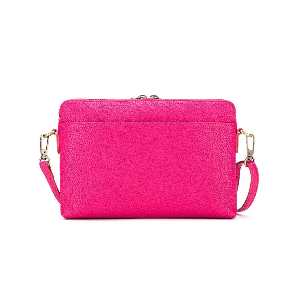 Black Caviar Handbag Kiara Fuchsia