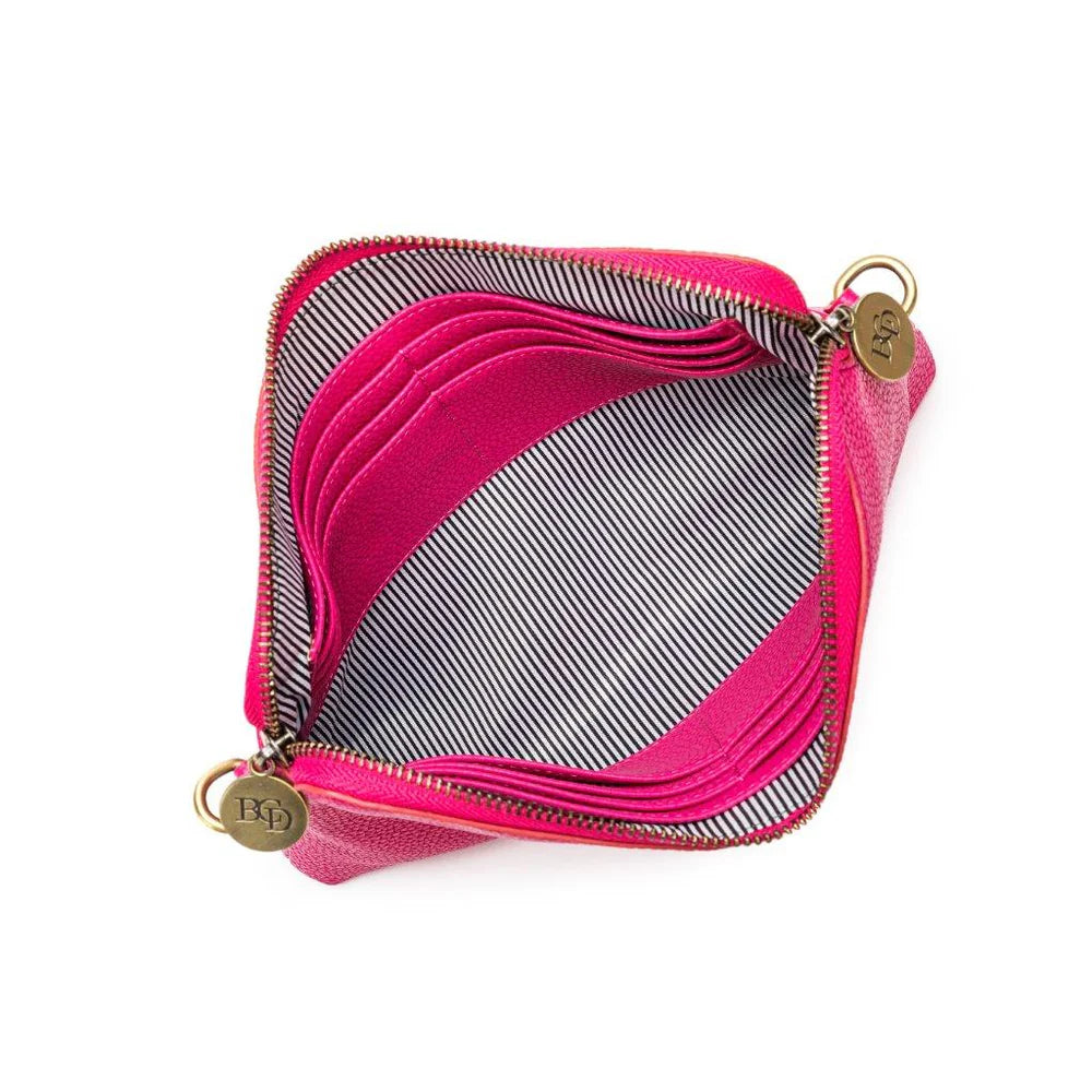 Black Caviar Handbag Kiara Fuchsia