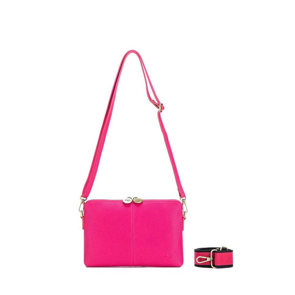 Black Caviar Handbag Kiara Fuchsia