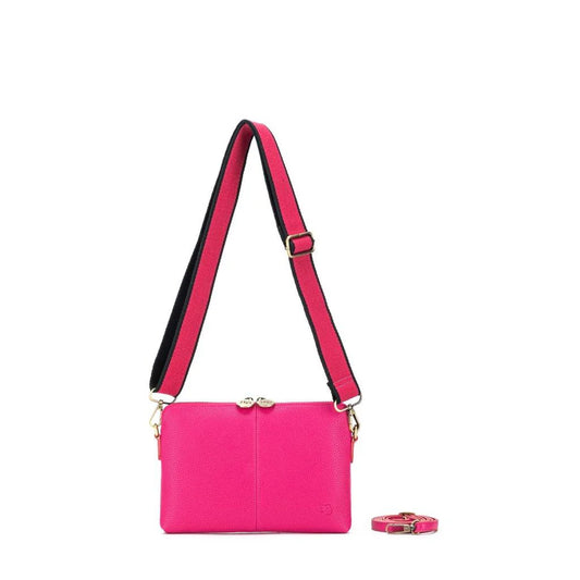 Black Caviar Handbag Kiara Fuchsia