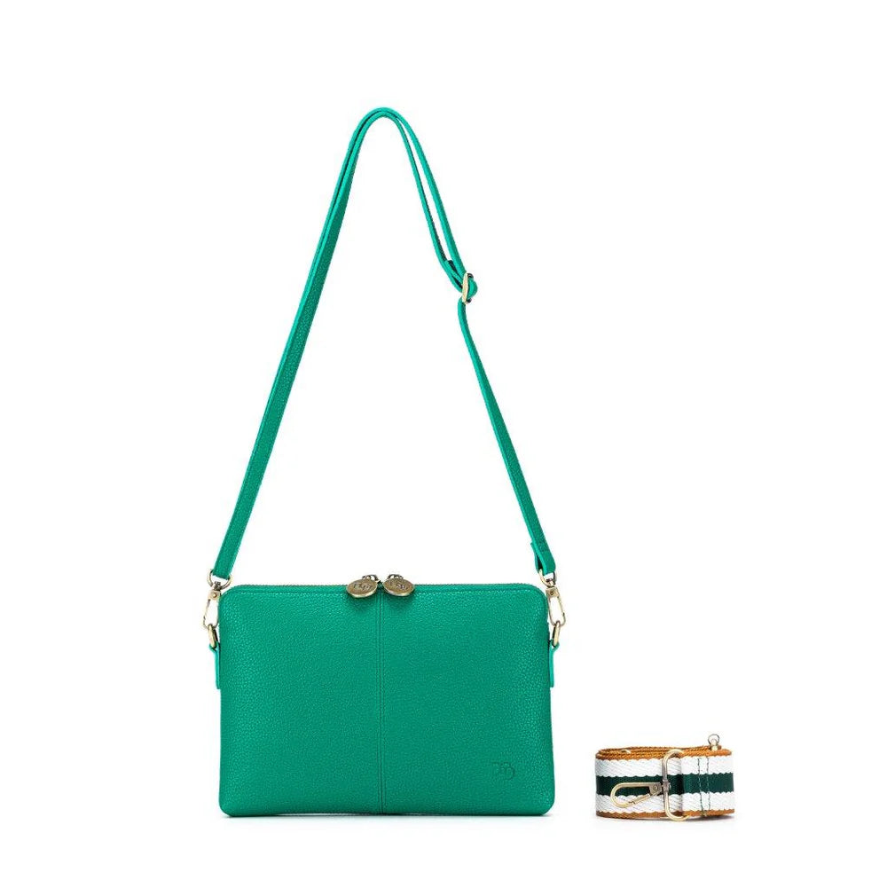 Black Caviar Handbag Kiara Green