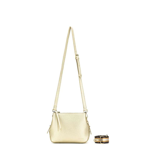 Black Caviar Handbag Daniella Gold