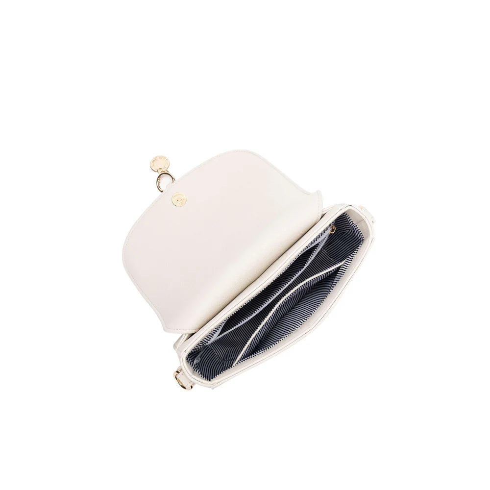 Black Caviar Handbag Antonia Ivory