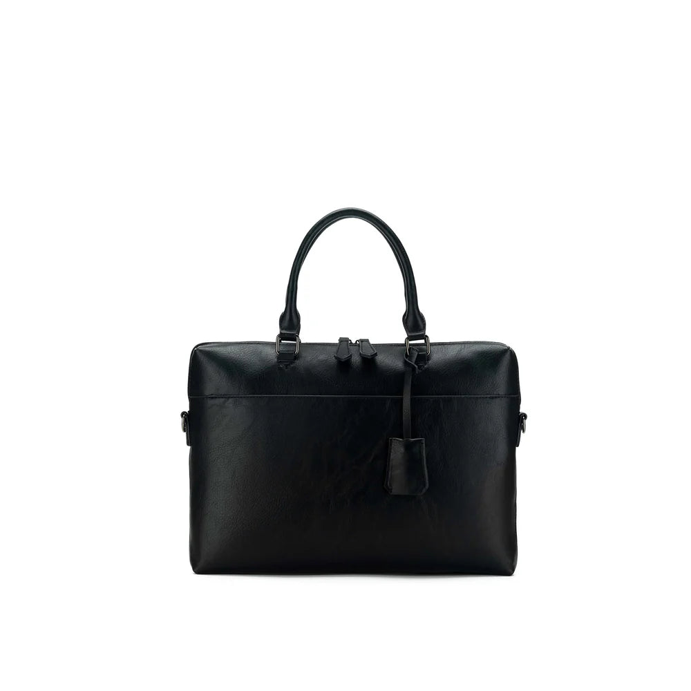 Black Caviar Satchel Roma Black