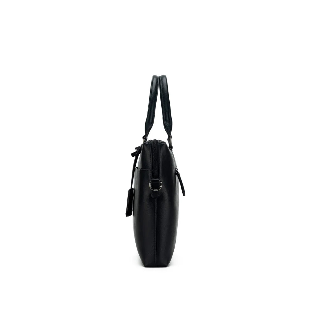 Black Caviar Satchel Roma Black