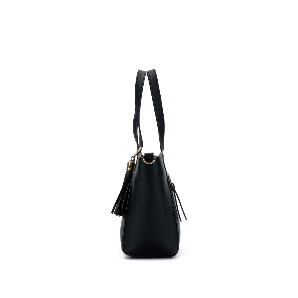 Black Caviar Handbag Liana Black