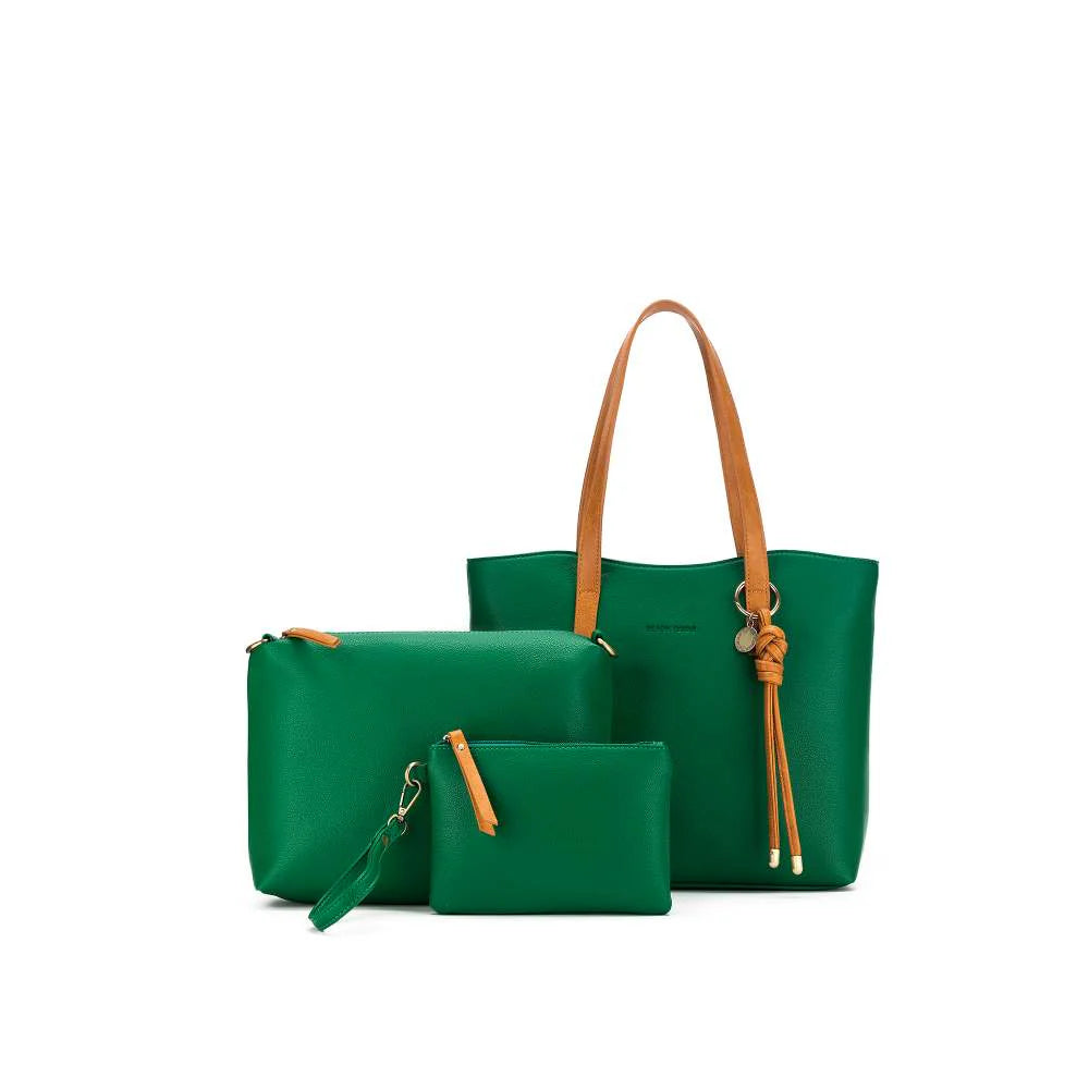 Black Caviar Handbag Lucia Green