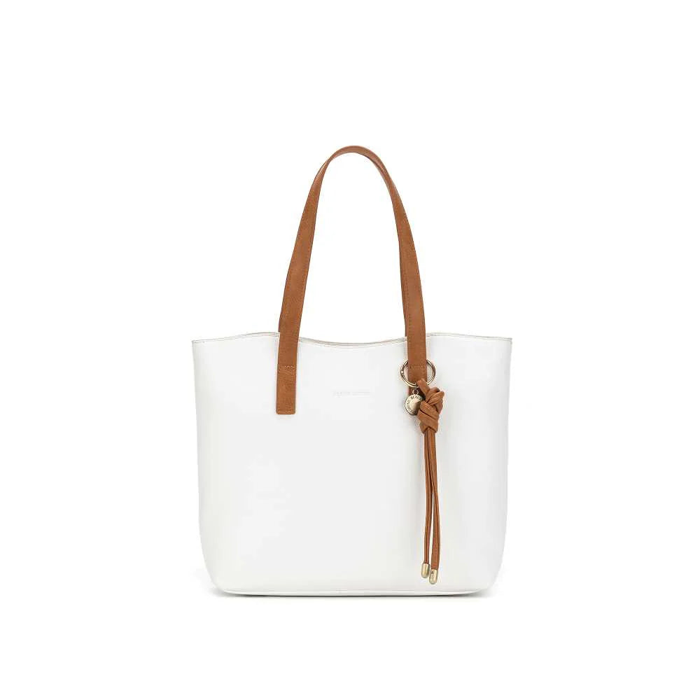 Black Caviar Handbag Lucia White