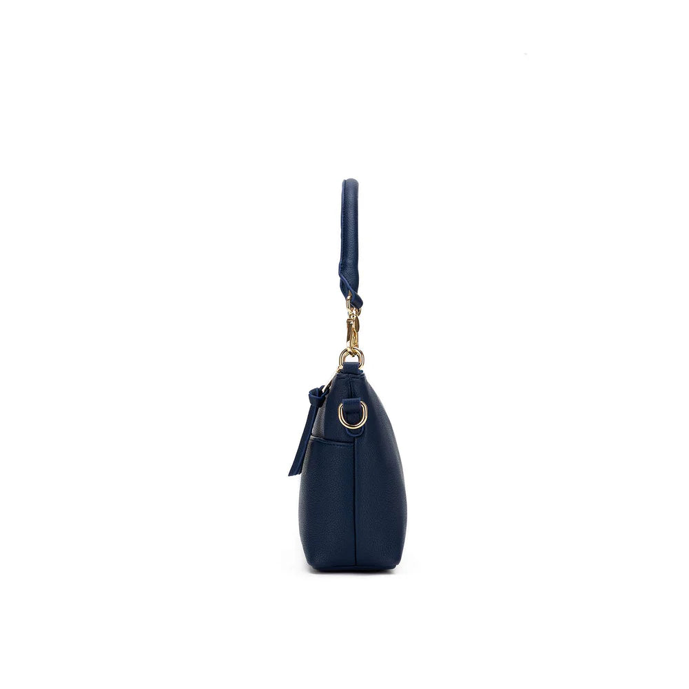 Black Caviar Handbag Alice Deep Navy