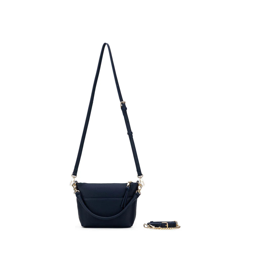 Black Caviar Handbag Alice Deep Navy