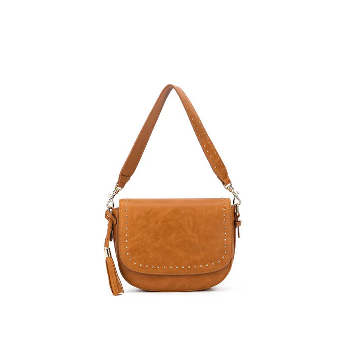 Black Caviar Handbag Addison Tan