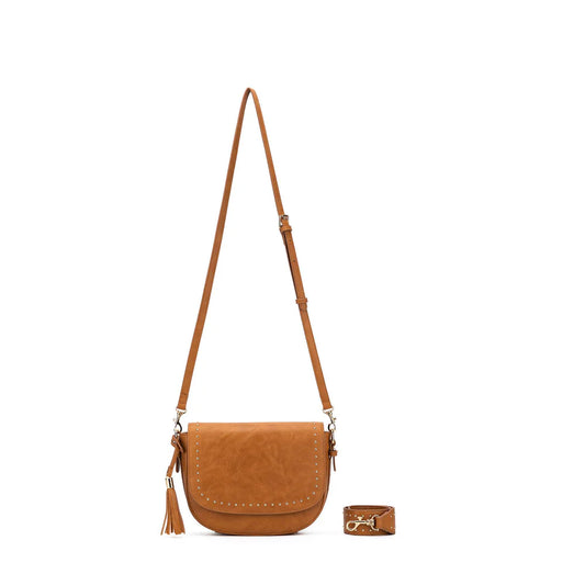 Black Caviar Handbag Addison Tan