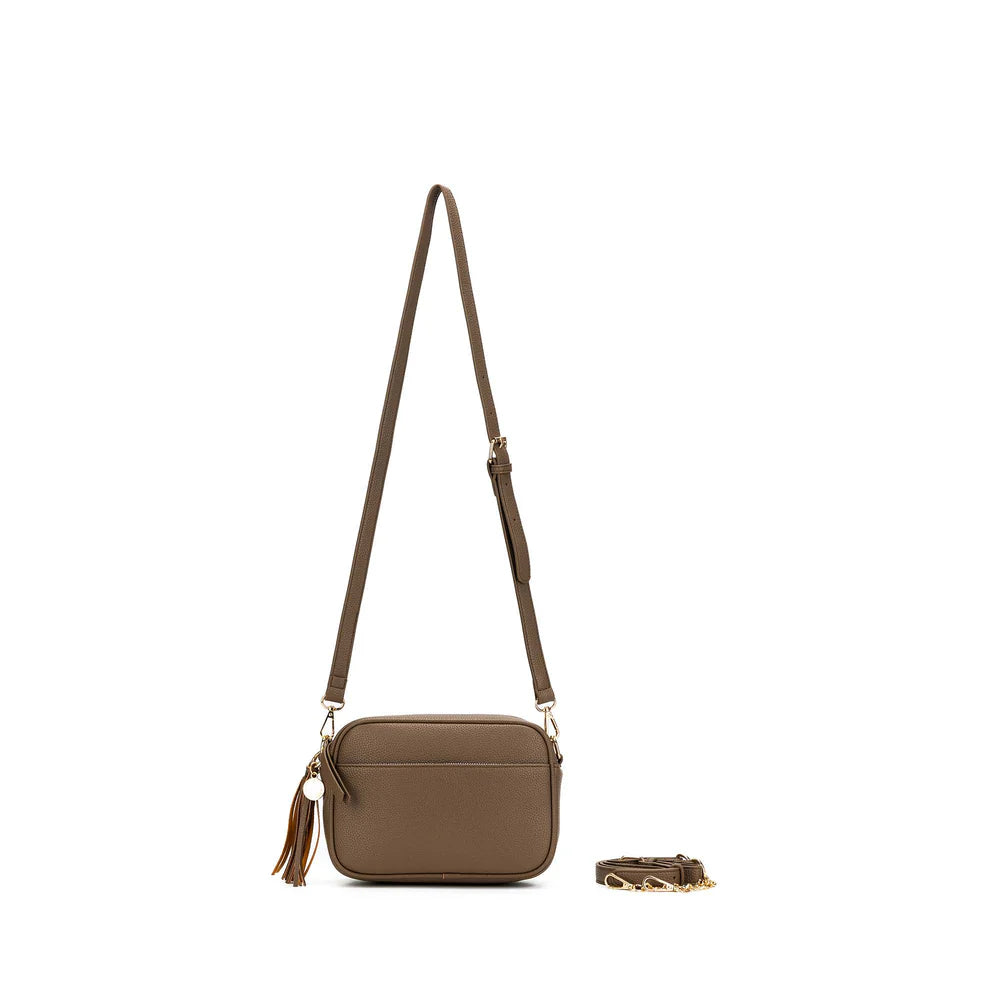 Black Caviar Handbag Indie Dark Taupe