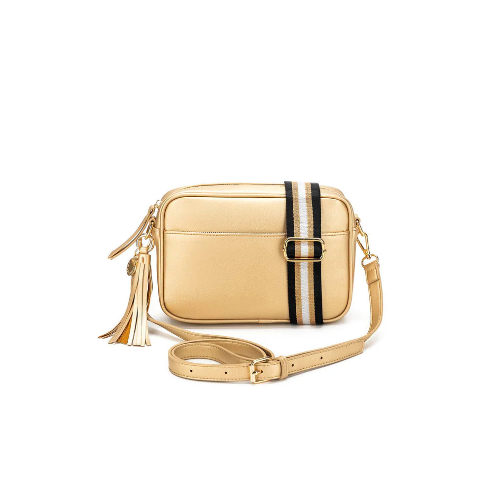 Black Caviar Handbag Indie Gold