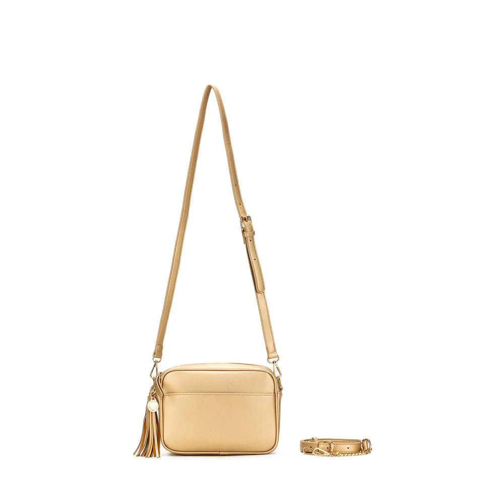 Black Caviar Handbag Indie Gold