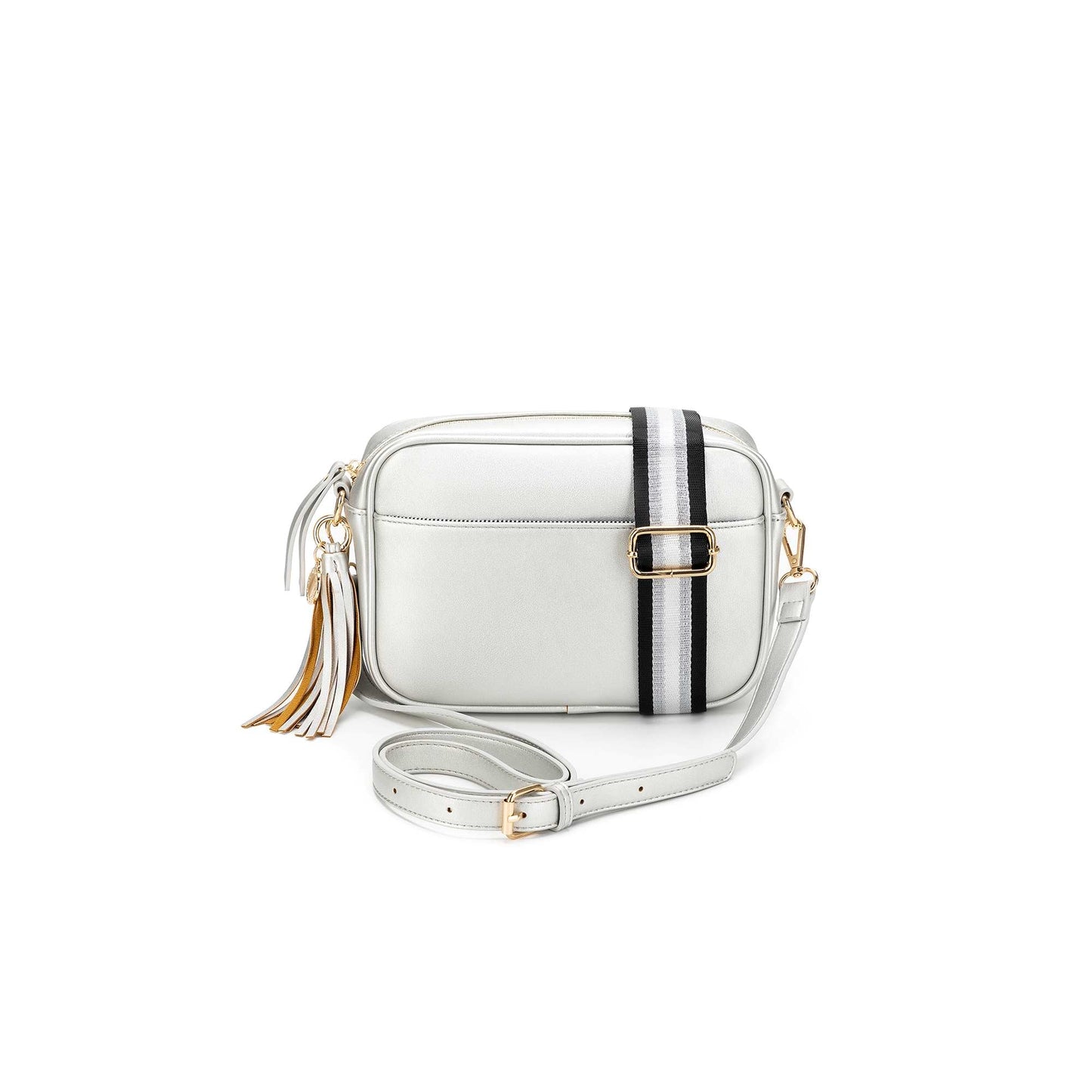 Black Caviar Handbag Indie Silver