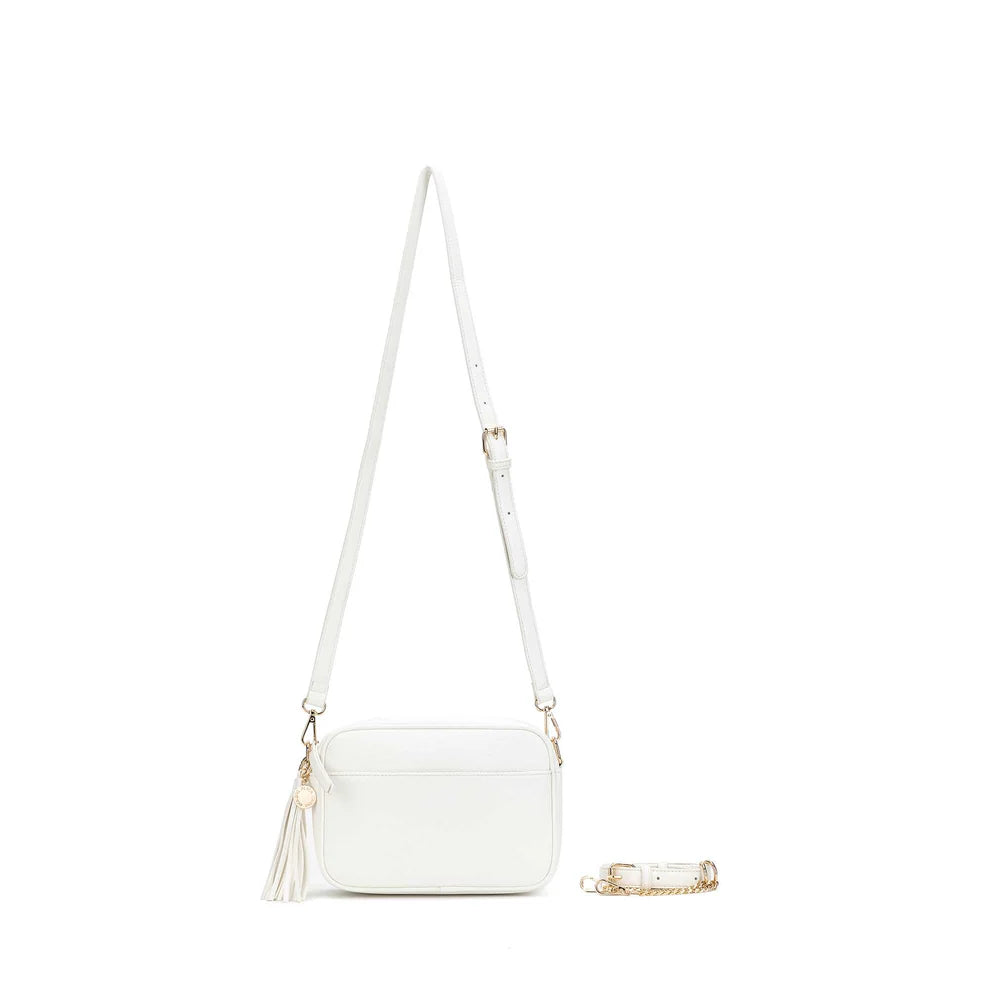 Black Caviar Handbag Indie White