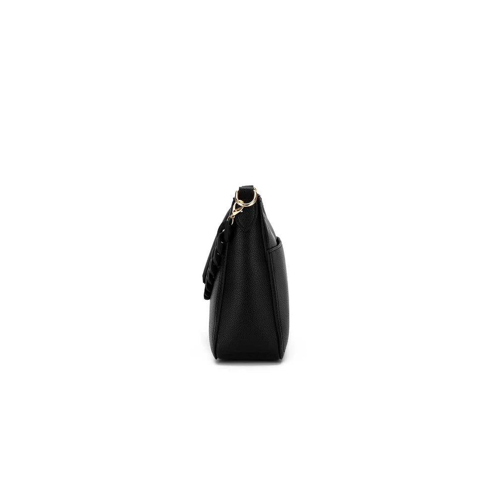 Black Caviar Handbag Elle Black