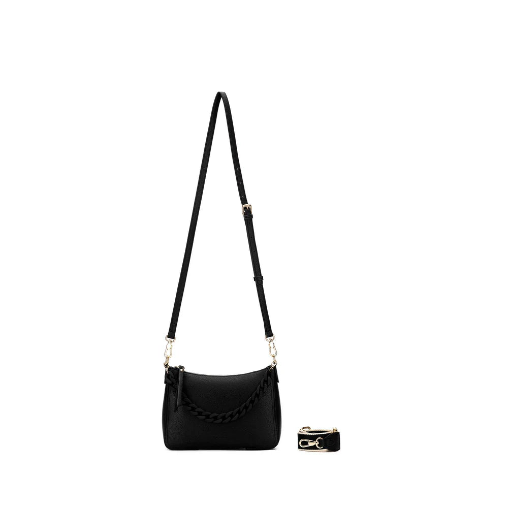 Black Caviar Handbag Elle Black