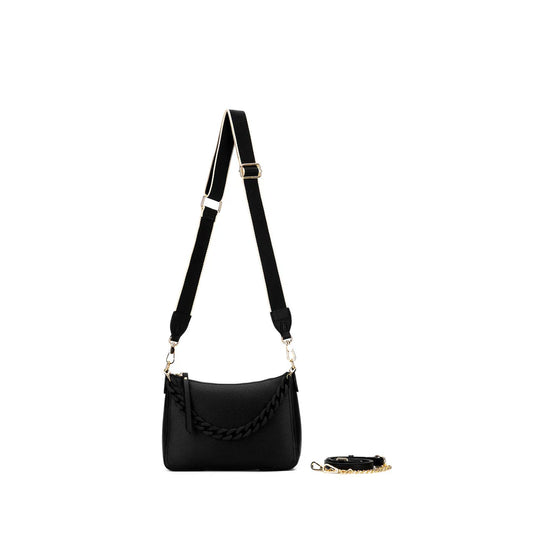 Black Caviar Handbag Elle Black