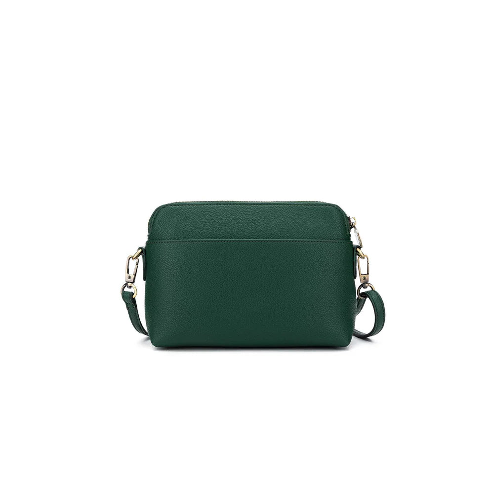 Black Caviar Handbag Harlow Forest Green