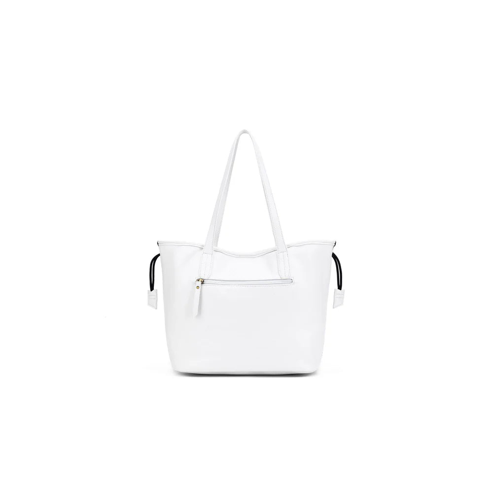 Black Caviar Handbag Pippa White