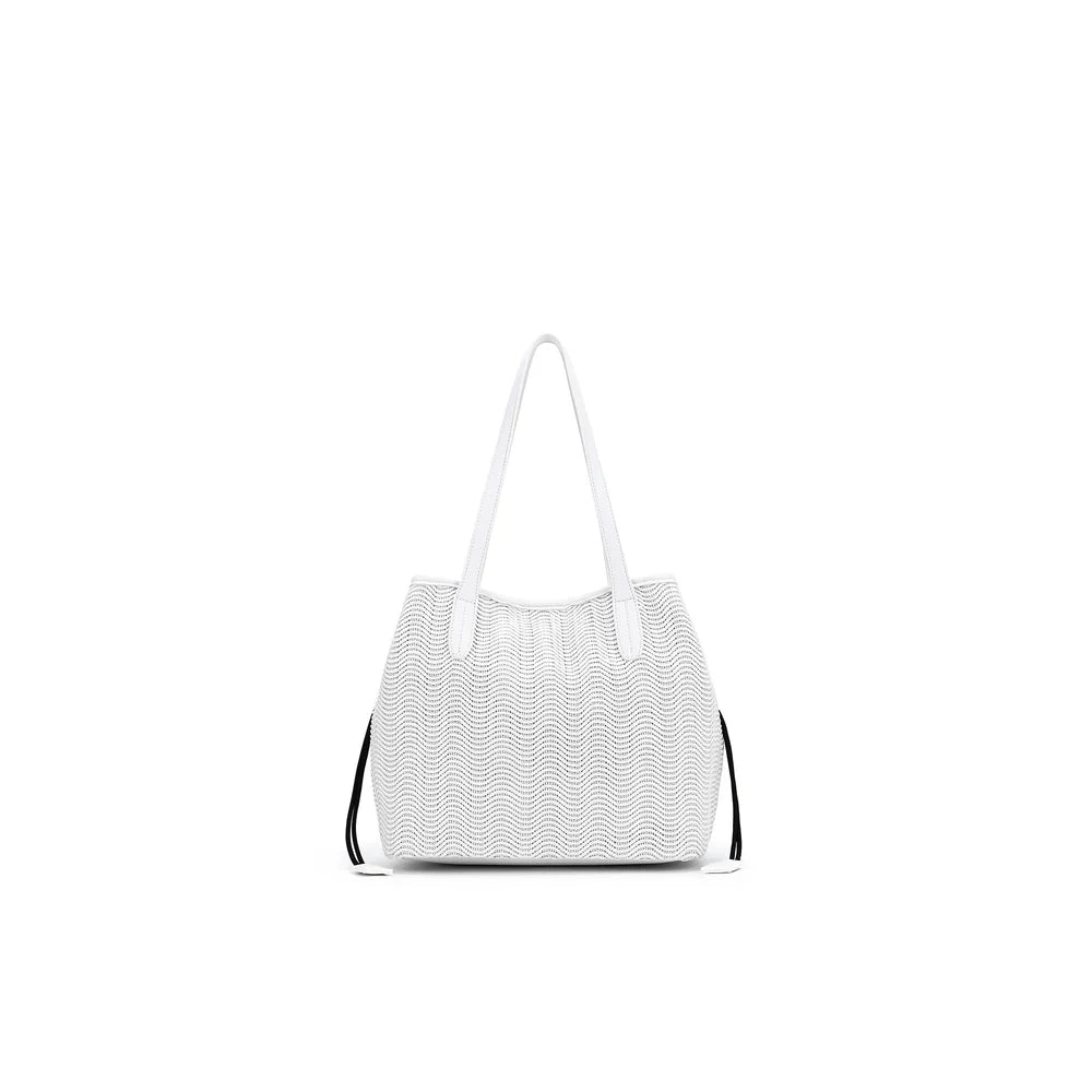 Black Caviar Handbag Pippa White