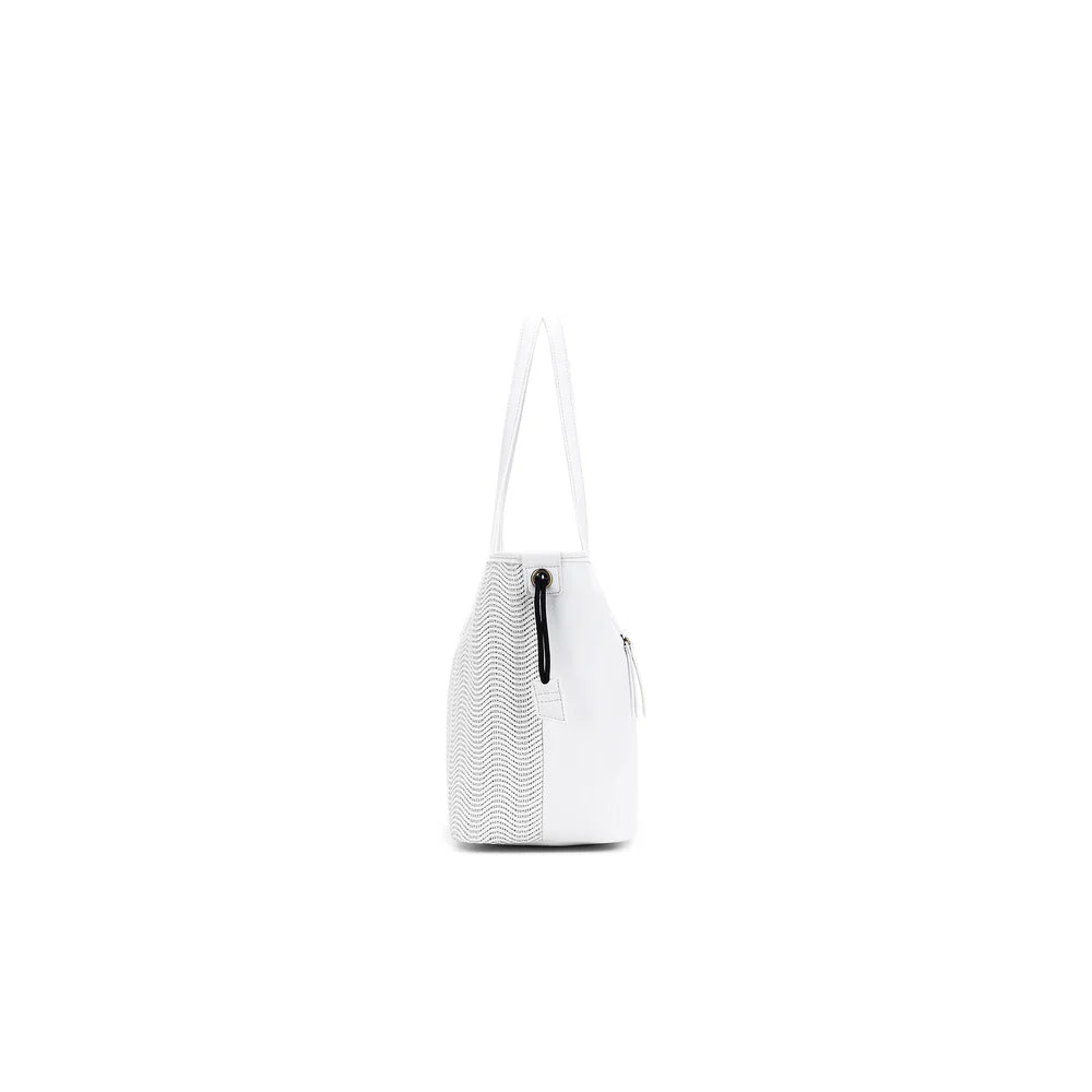 Black Caviar Handbag Pippa White