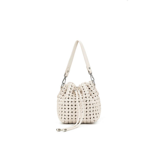 Black Caviar Handbag Mindy White