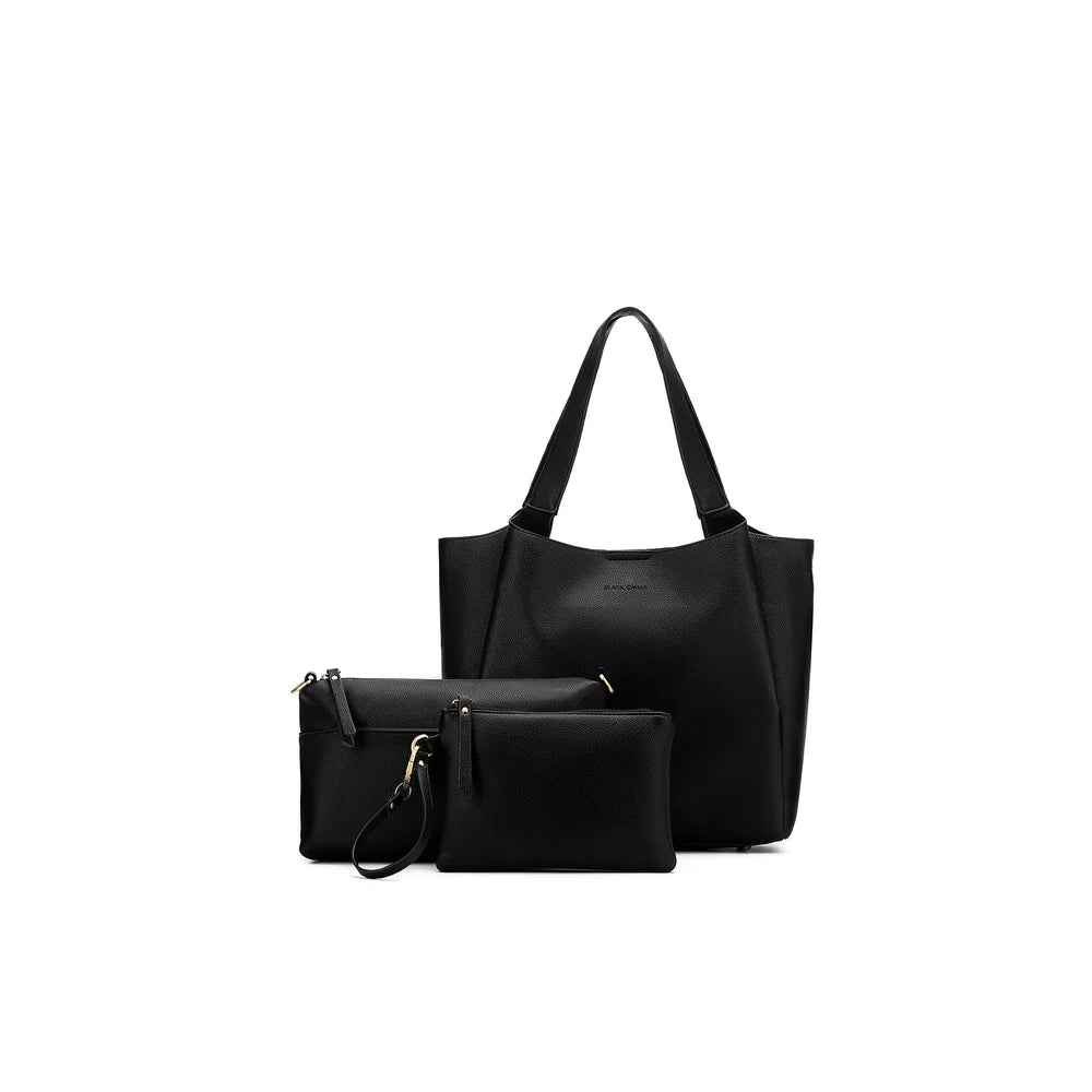 Black Caviar Handbag Grande Evelyn Black